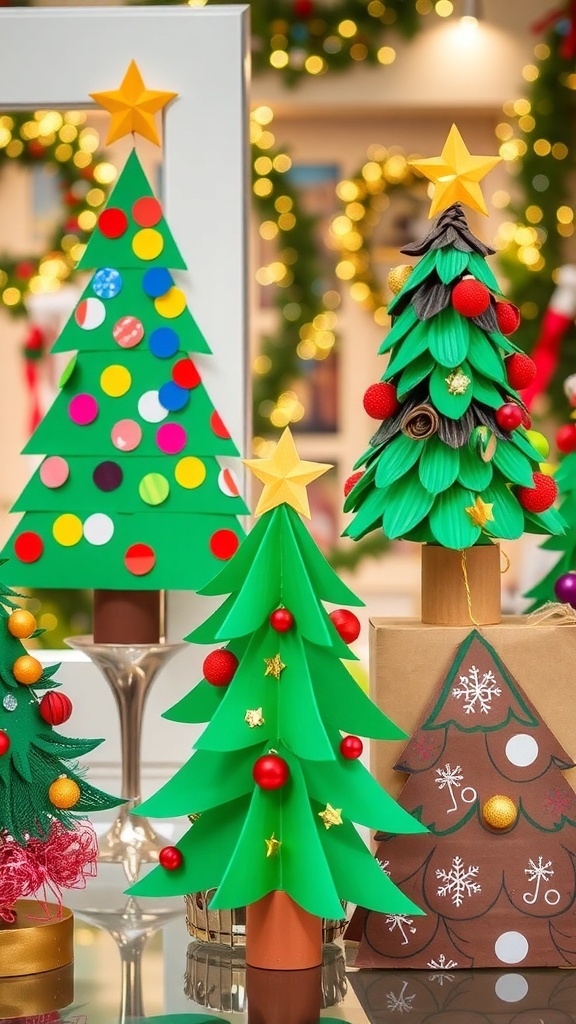 Fun Christmas Tree Crafts for Kids A collection of kids